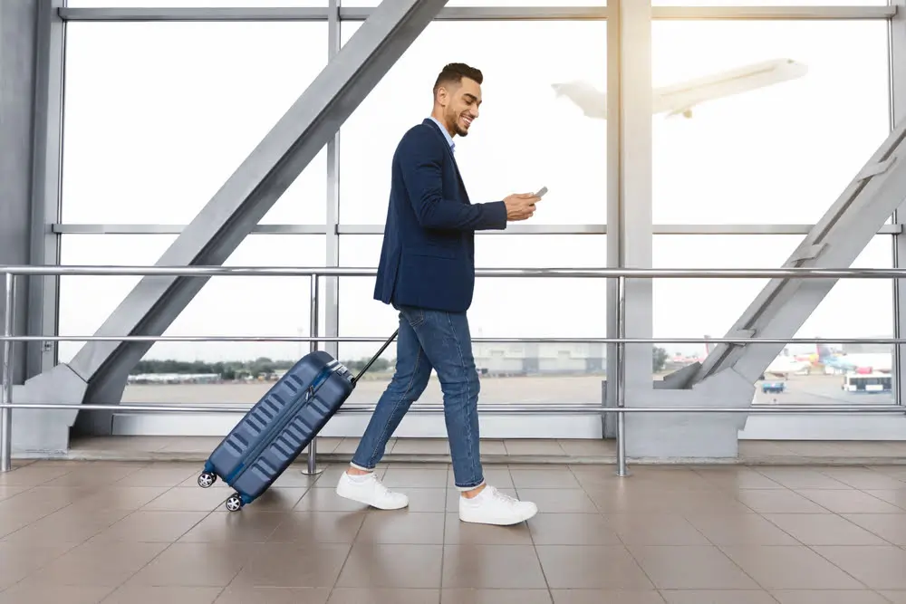 Check-in at the airport