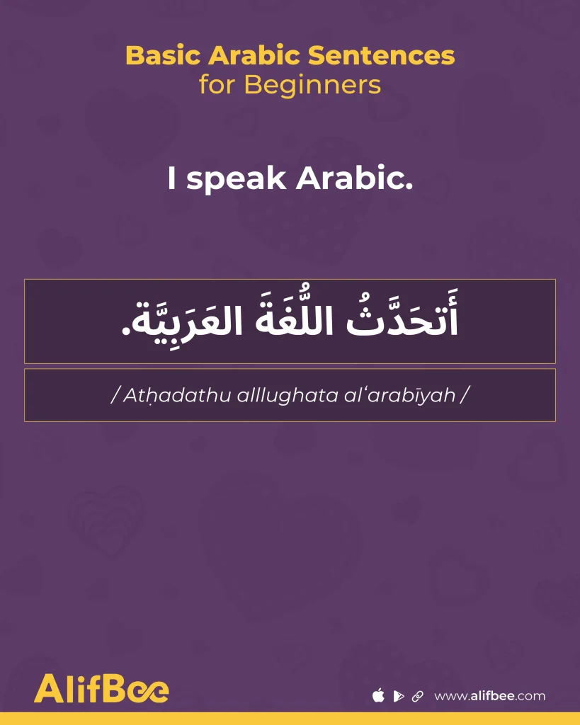 Basic Arabic Sentences-3
