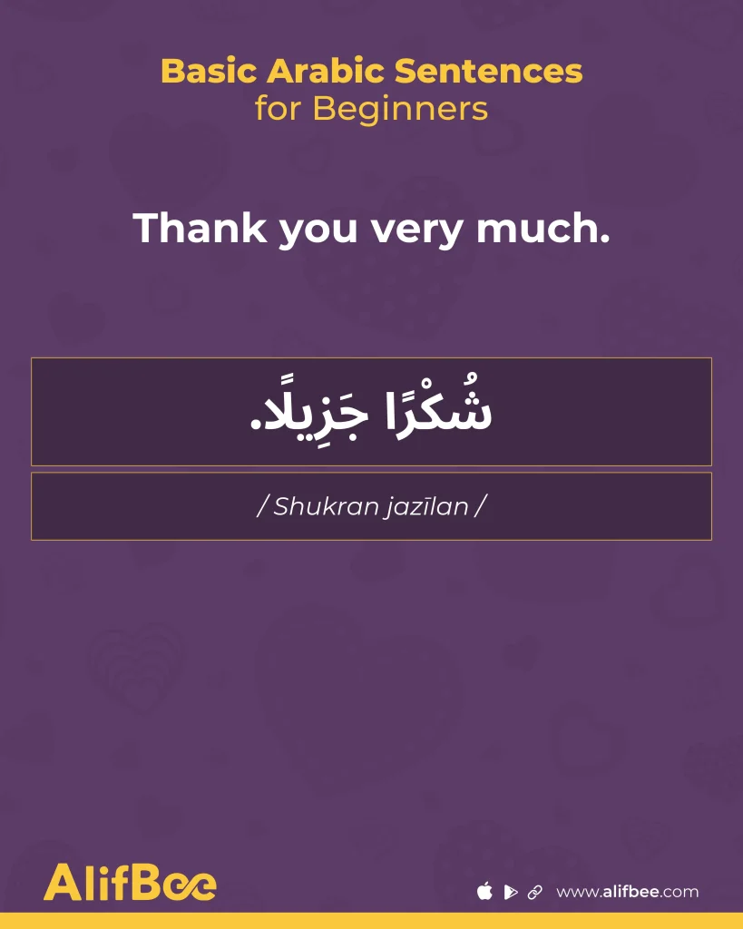 Basic Arabic Sentences-8