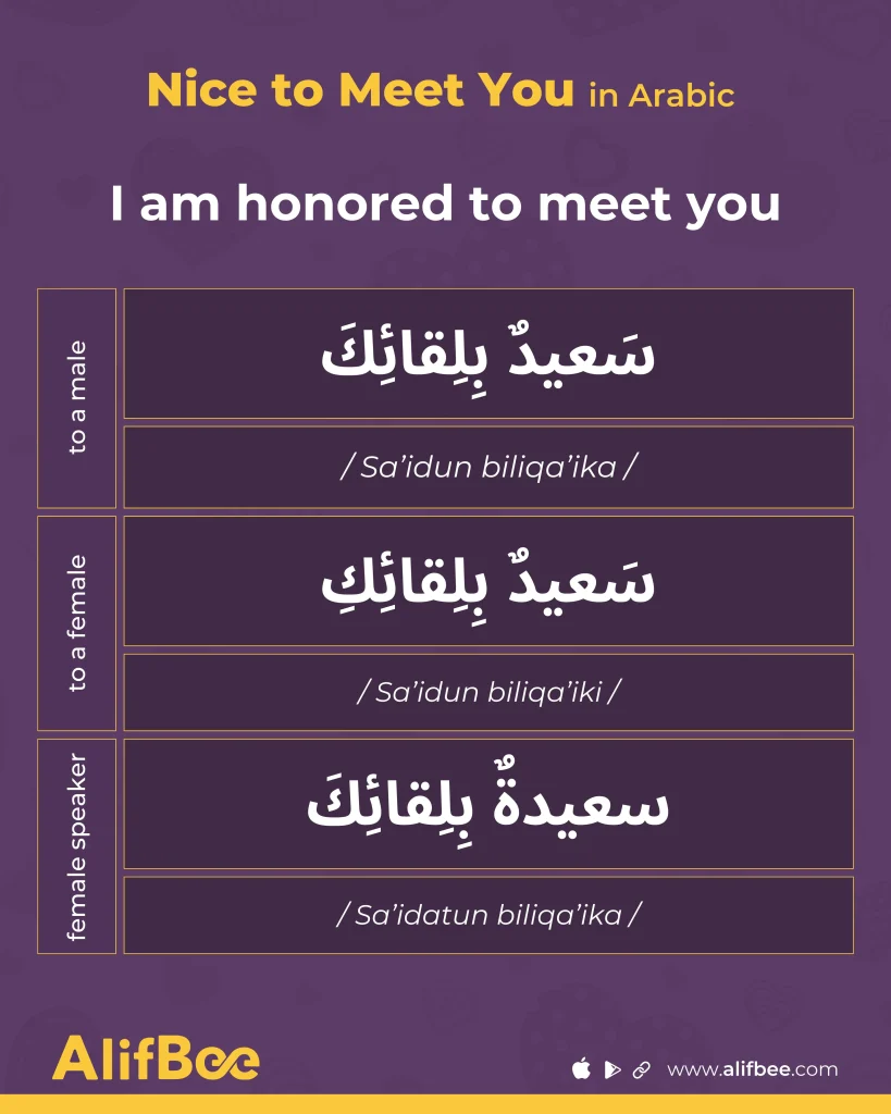 Nice to Meet You in Arabic-2