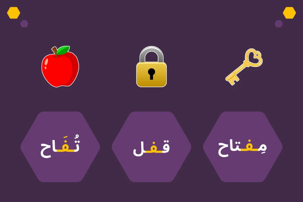 The letter ف in middle position