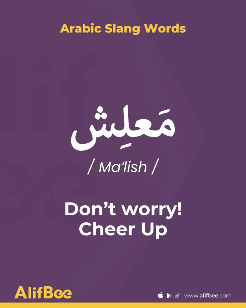10 Most Common Arabic Slang Words and Expressions 5 Dont worry
