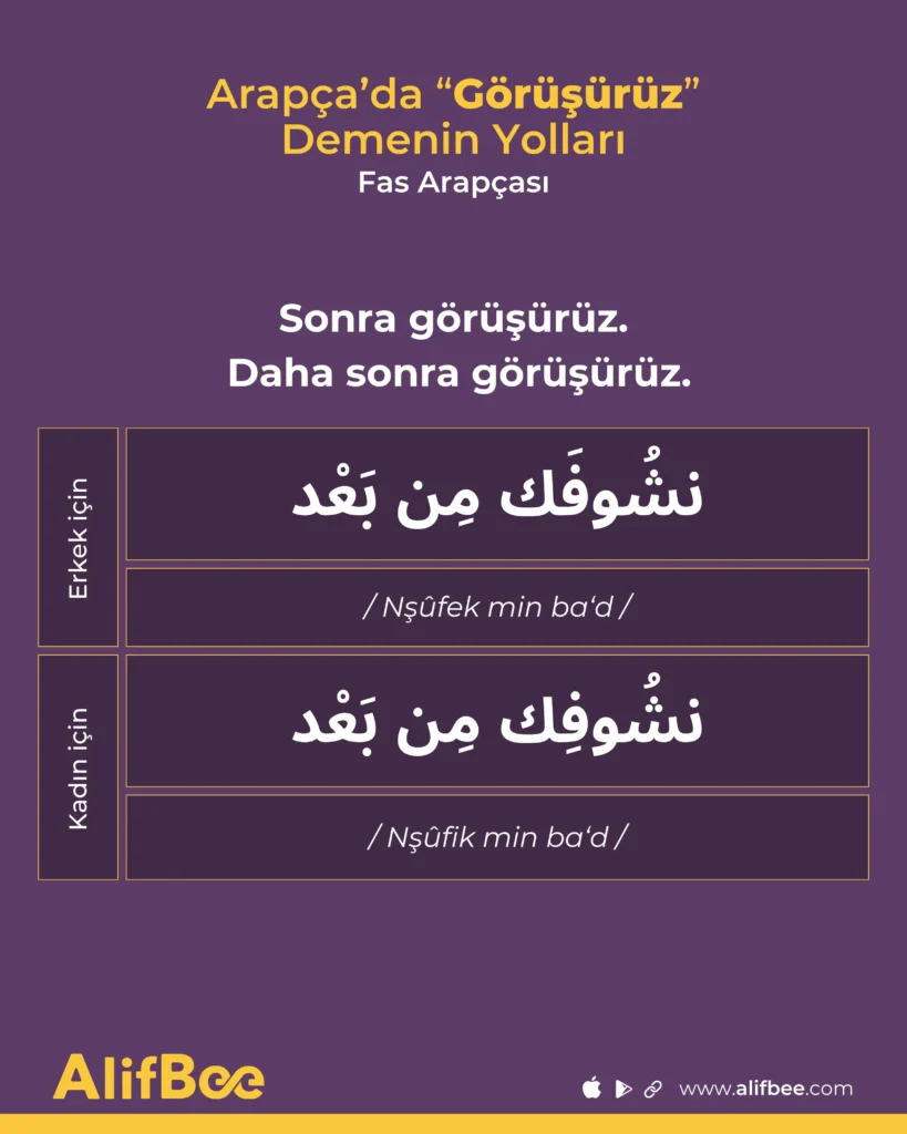 Arapça'da “Görüşürüz” Demenin 7 Yolu 9 Sonra görüşürüz