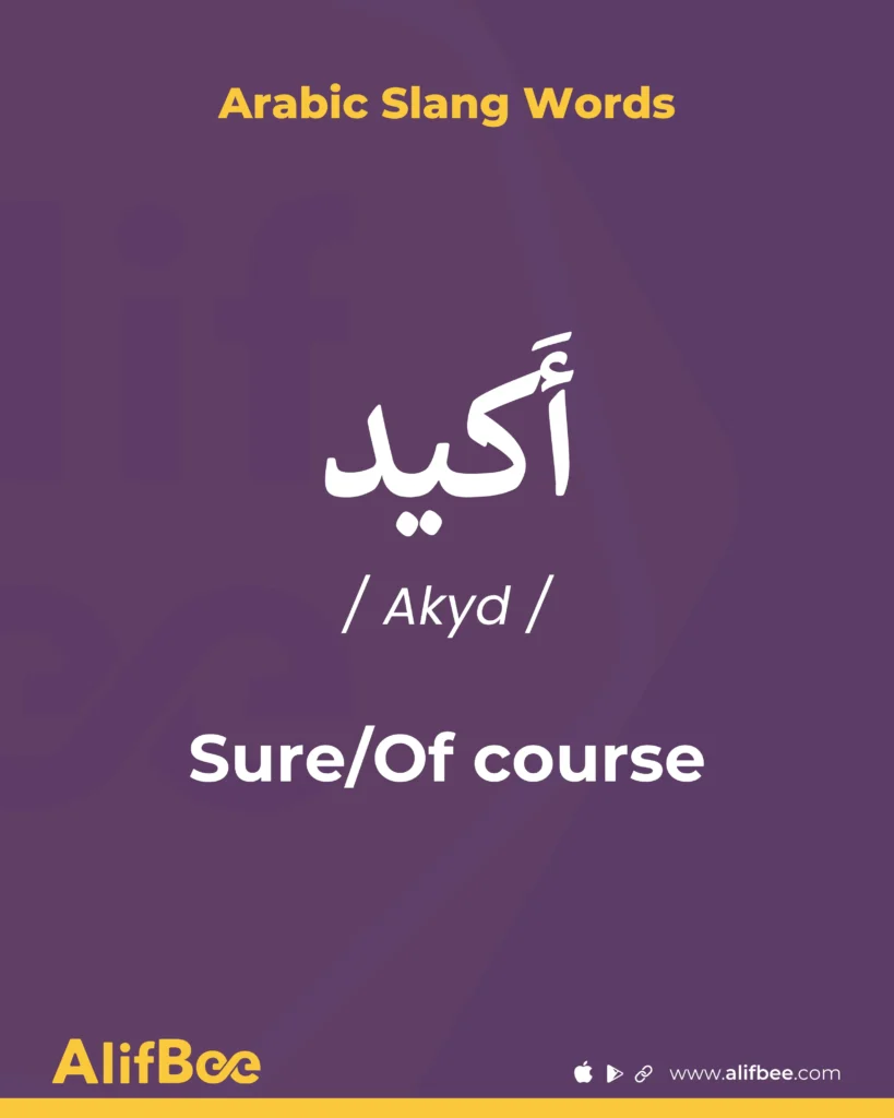 10 Most Common Arabic Slang Words and Expressions 9 Sure