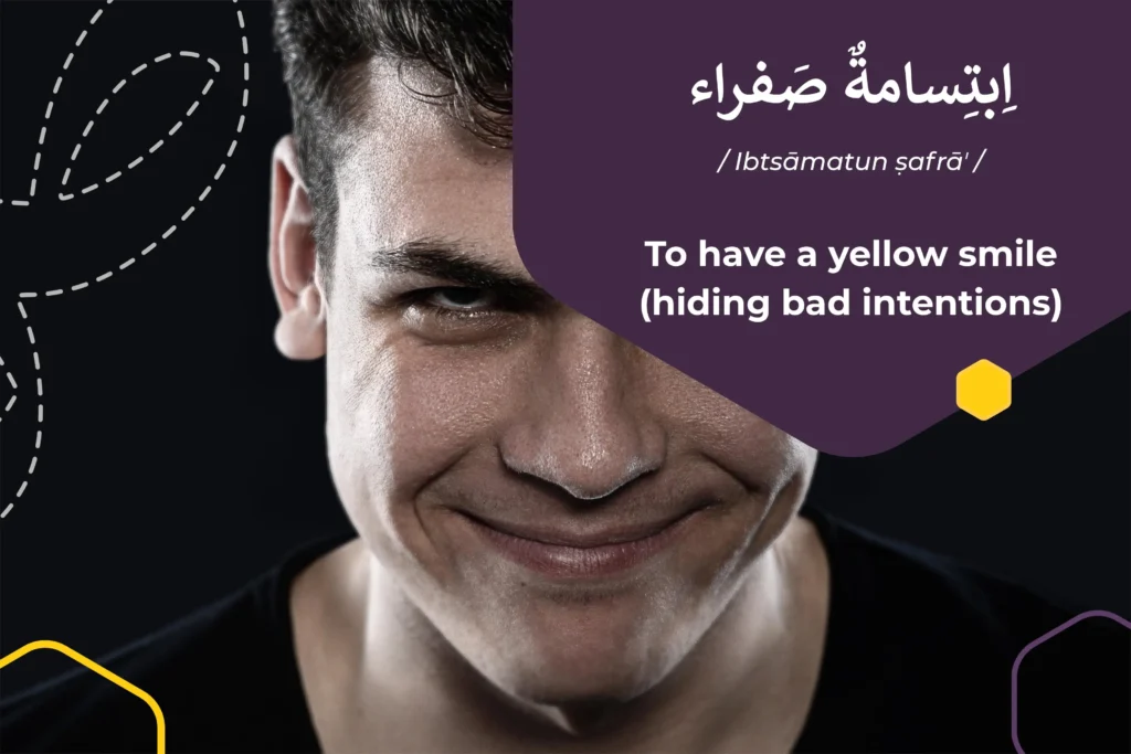 To have a yellow smile