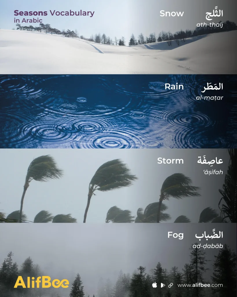Weather Conditions in Arabic