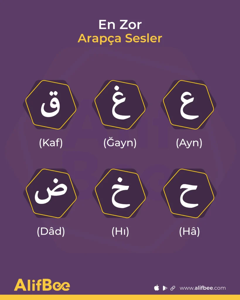 en zor arapça sesler 1