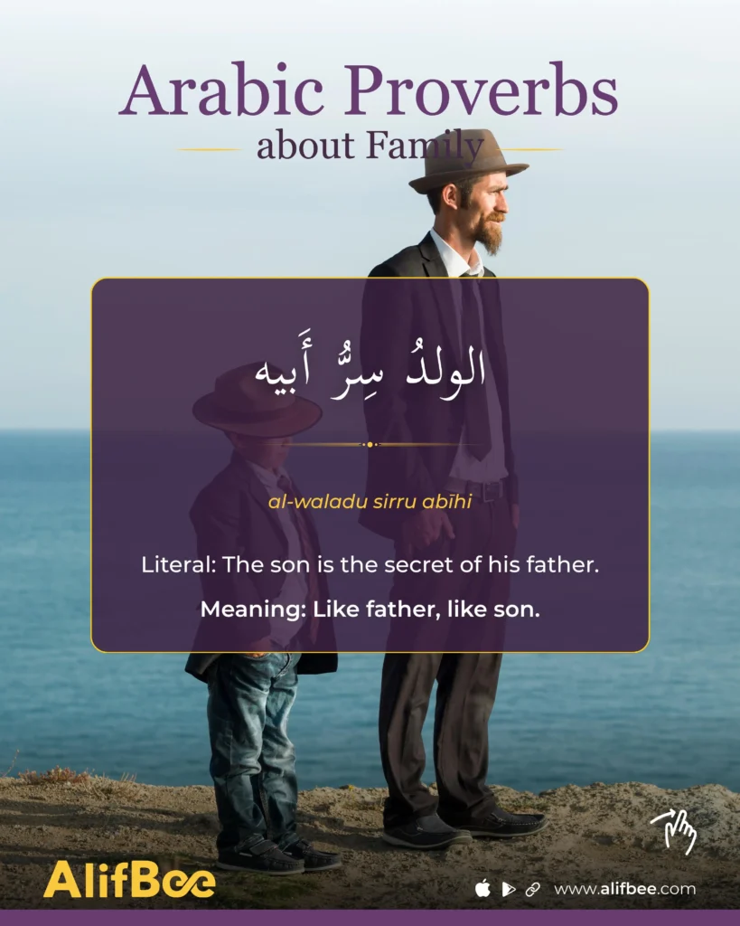 Arabic Proverbs about Family - 4